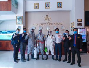 Virus Disinfectant at Orussey One Hotel